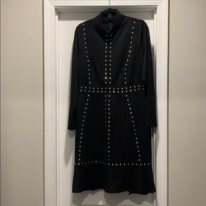 COPY - Lane Bryant Black Studded Dress!!